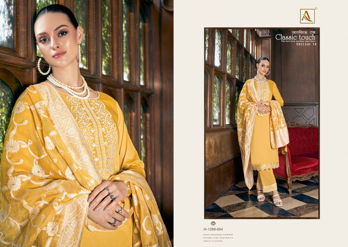 Alok Suit Classic Touch Edition Vol-12 1269-001 to 1269-006 Series 4