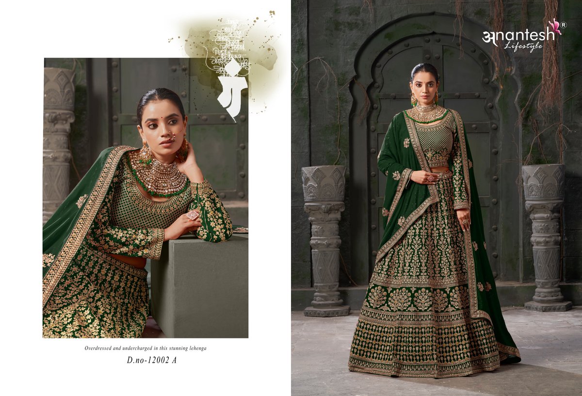 ANANTESH NIKAAH THE WEDDING VIBES VOL-01 COLOUR EDITION 12001 & 12002 COLOUR'S 6