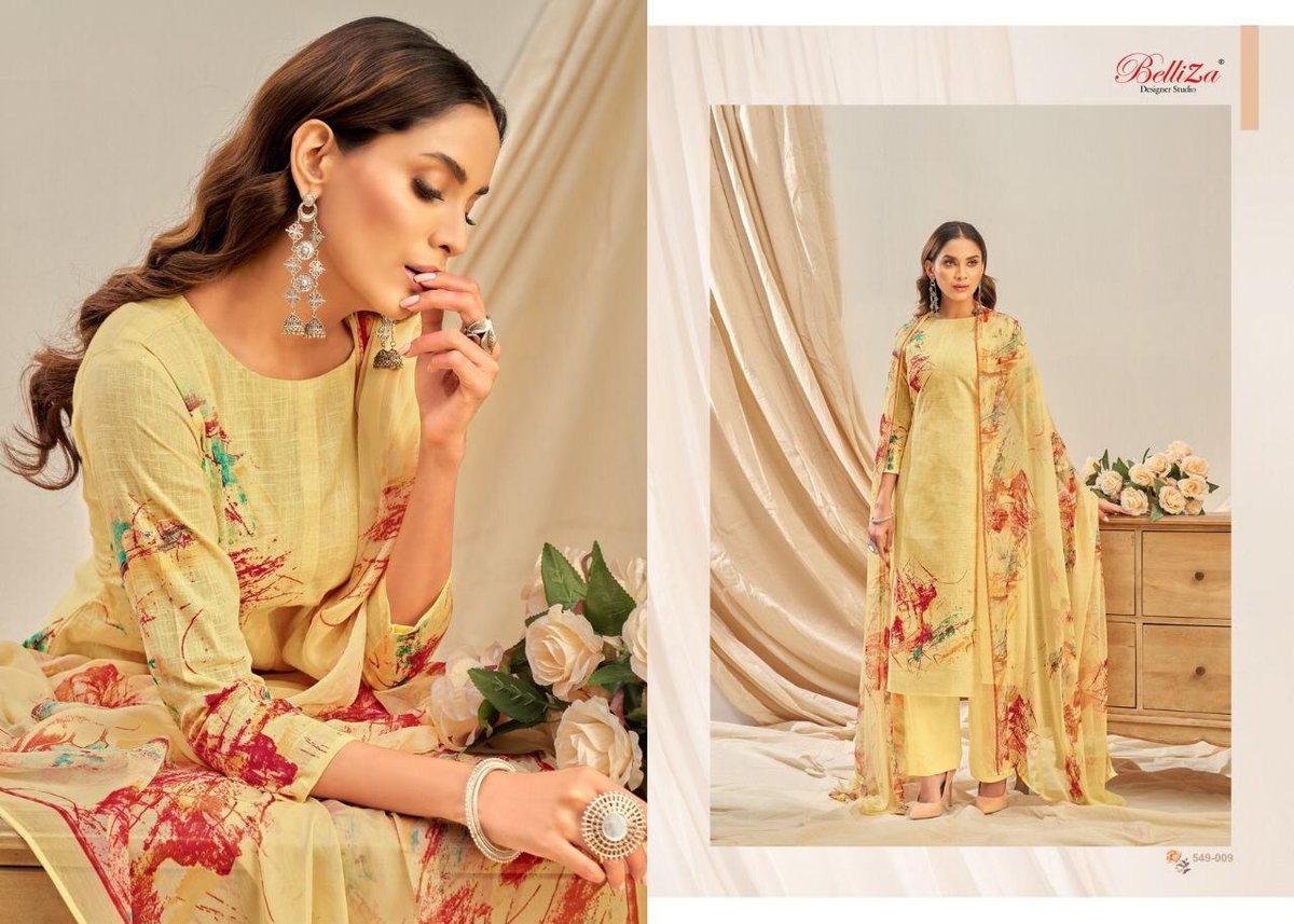 Belliza Designer Rukhsar 549-001 to 549-010 Series 9