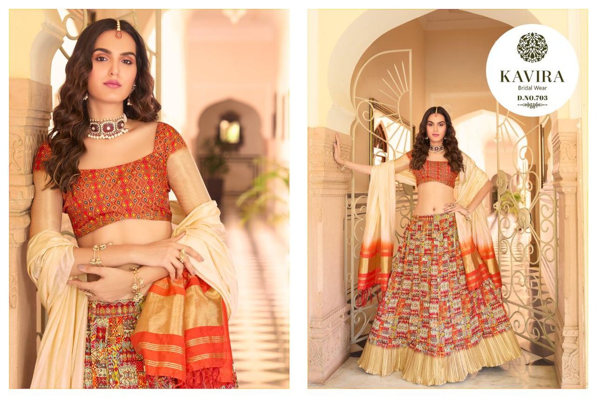 Kavira Lehenga Vivanta 701-708 Series 3