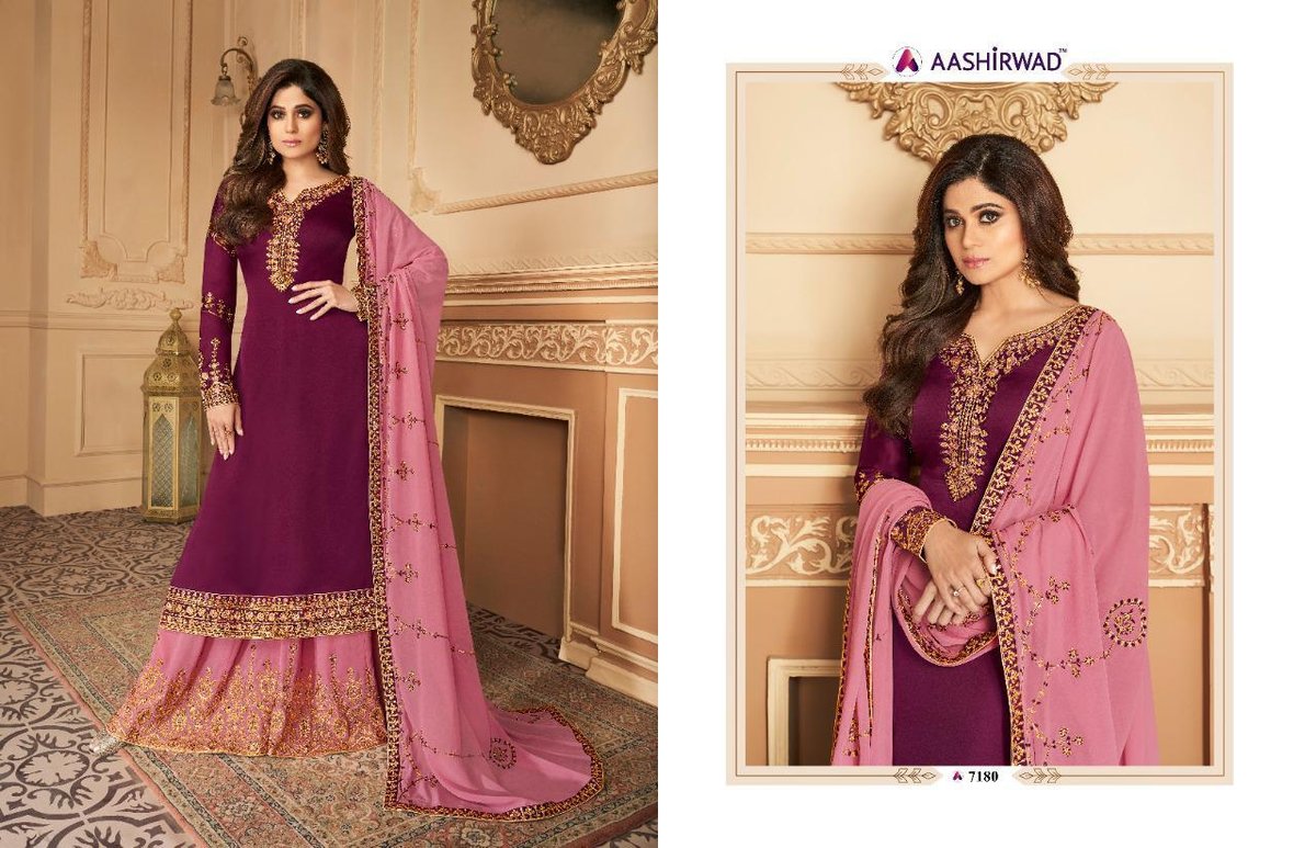 Aashirwad Creation Gulkand Damini 7178-7183 Series 3
