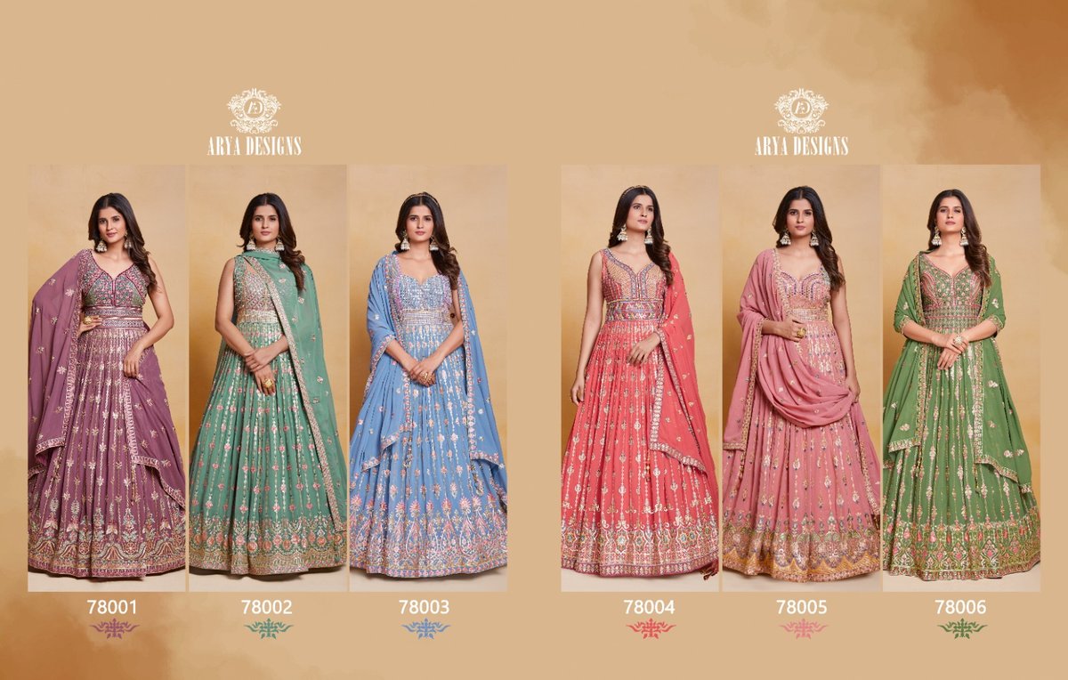 Arya Designs Zoya Vol-4 78001-78006 Series 7