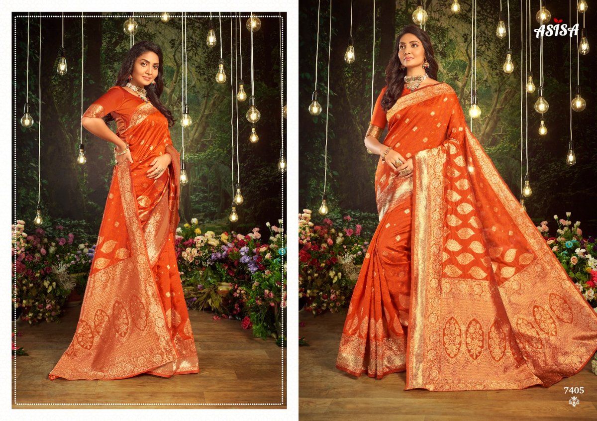 Asisa Saree Panchi  7401-7406 Series 5
