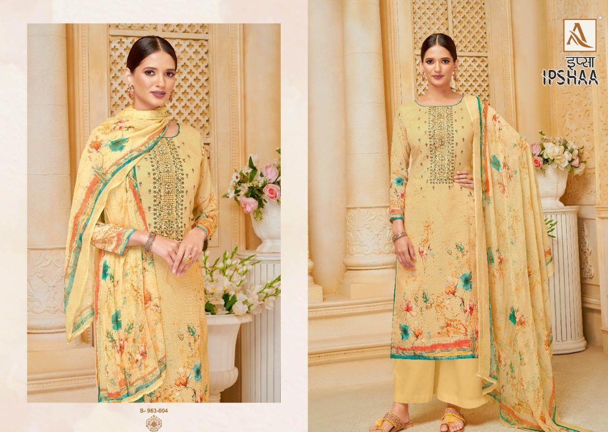 Alok Suits Ipshaa 963-001 to 963-008 Series 4
