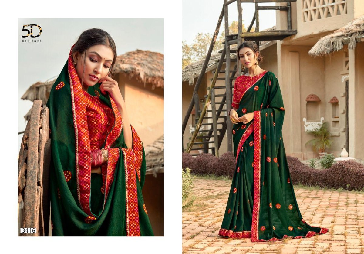 5D Designer Rasam 3411-3418 Series 6