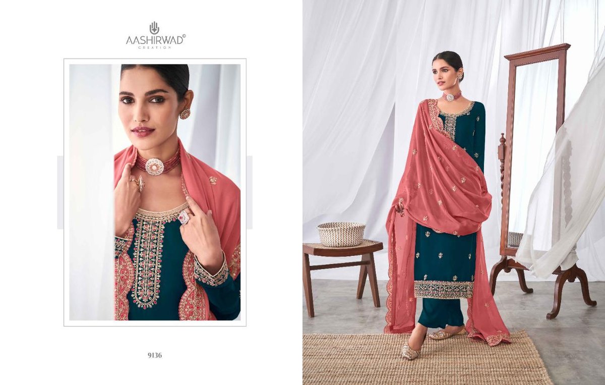 Aashirwad Creation Jasmit 9132-9137 Series 5