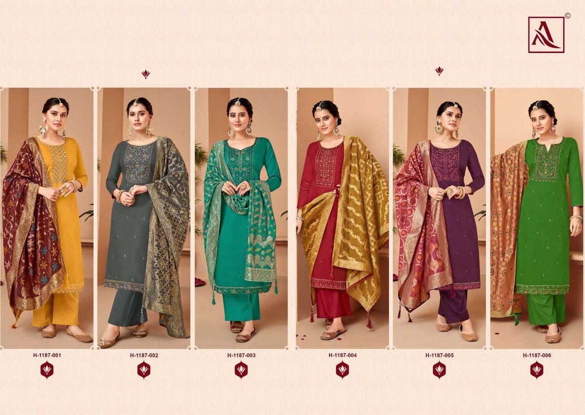 Alok Suit Aafrida Edition Vol-3 1187-001 to 1187-006 Series 7