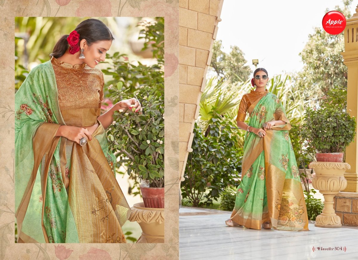 Apple Saree Fiorella 301-308 Series 4