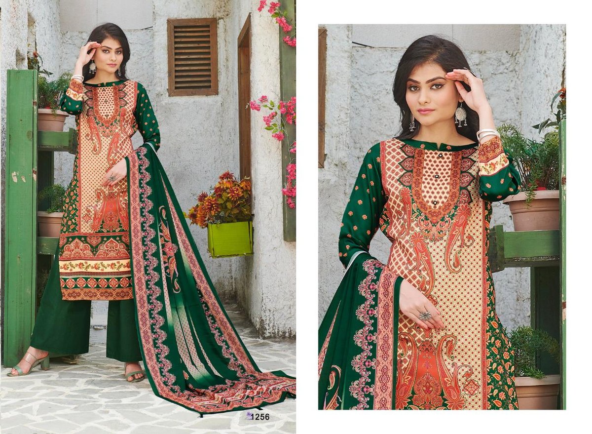 Bipson Prints Kashmiri Queen 1253-1256 Series 4