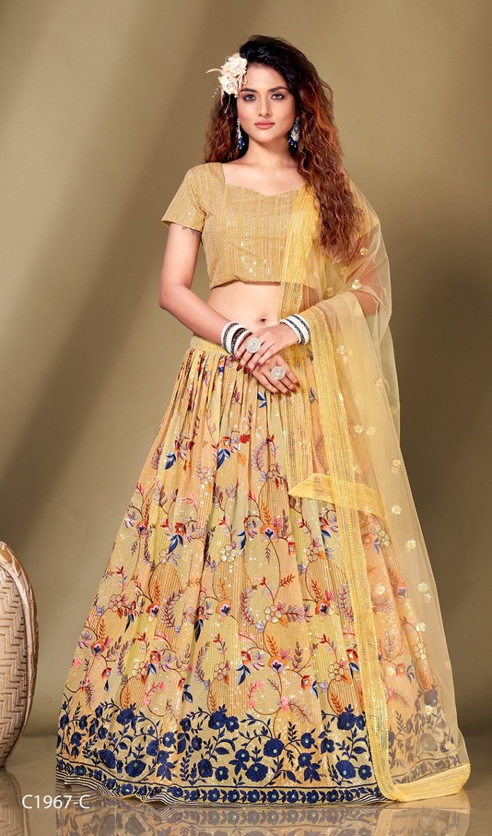 Aamoha Trendz Designer Lehenga C-1967 Colors 4
