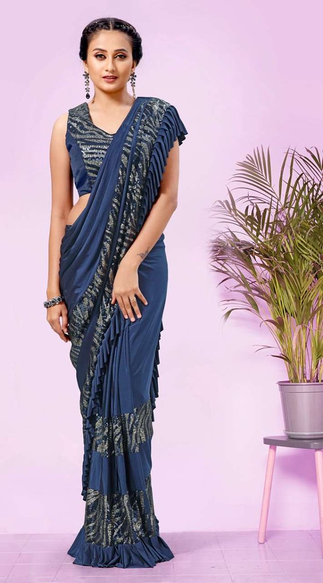 Aamoha Trendz Ready To Wear Designer Saree 101832 Colors 2
