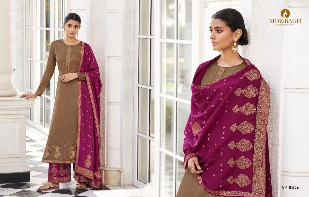 Aashirwad Creation Mor Bagh Aviva 8423-8428 Series 4