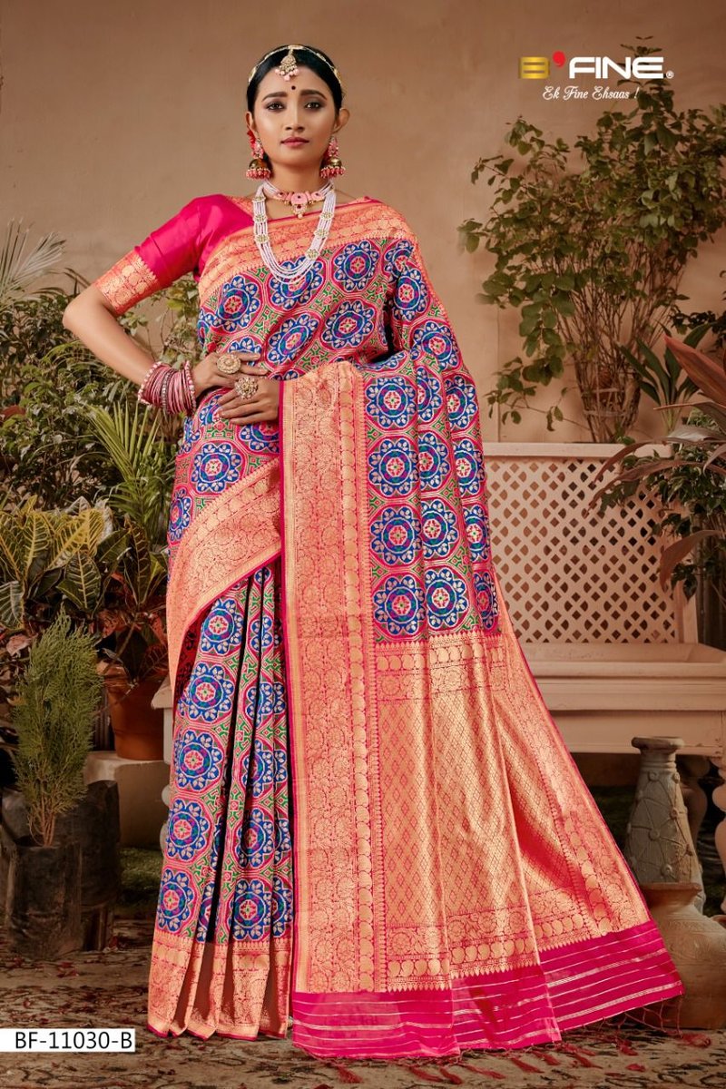 B Fine Saree Tejashvi BF-11030 Colors 1