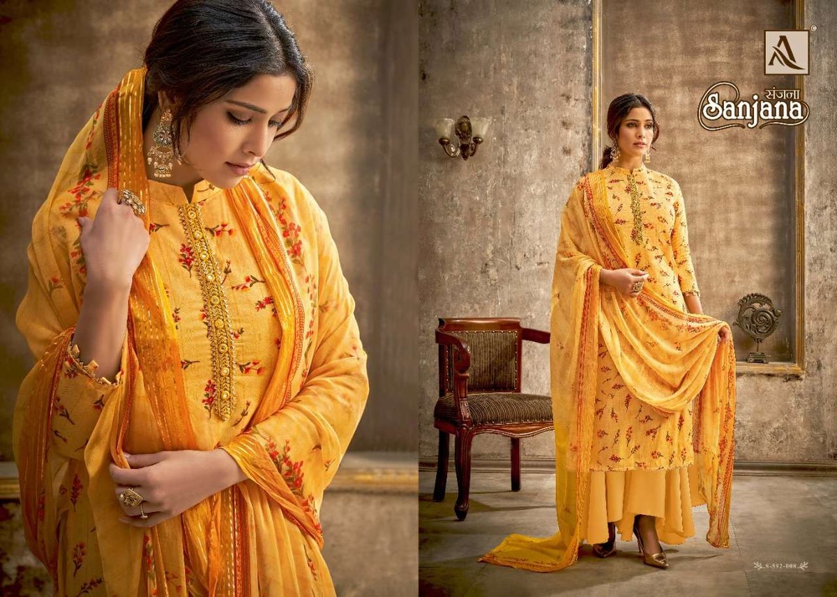 Alok Suit Sanjana 592-001 to 592-010 Series 8