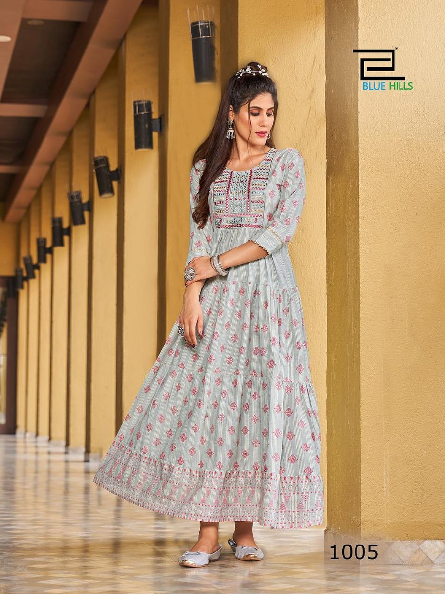 Blue Hills Sizzling Gown 1001-1008 Series 5