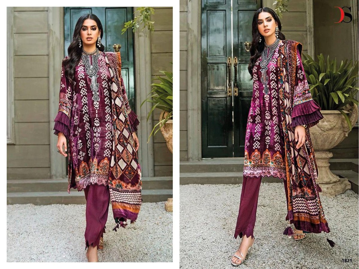 Deepsy Suits Pure Joy Of Winter Velvet 1561-1567 Series 1