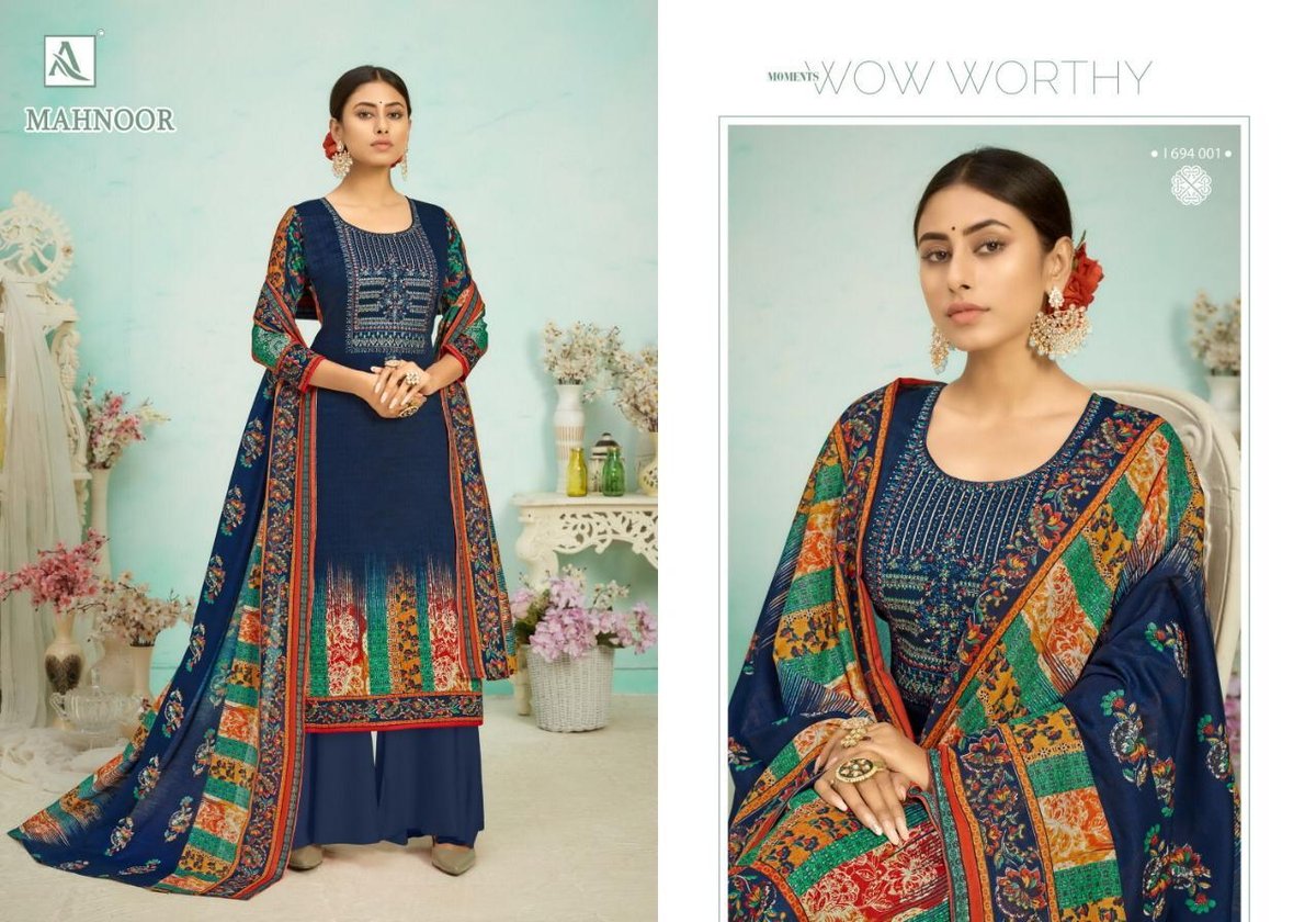 Alok Suits Mahnoor 1694-001 to 1694-010 Series 1