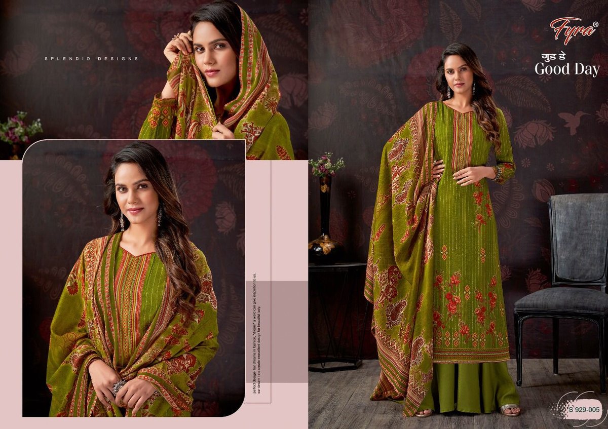 Alok Suit Fyra Good Day 929-001 to 929-010 Series 5