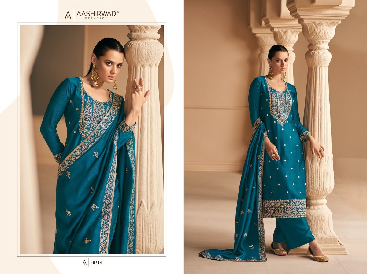 Aashirwad Creation Geetika 9719-9722 Series 1