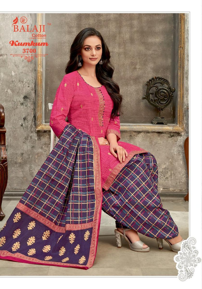 Balaji Cotton Kumkum Vol-25 3691-3710 Series 10