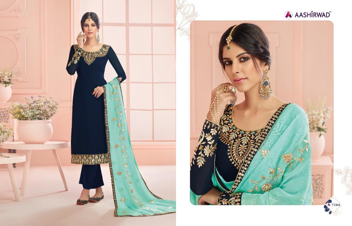 Aashirwad Creation Gulkand Mehar 7203-7208 Series 2