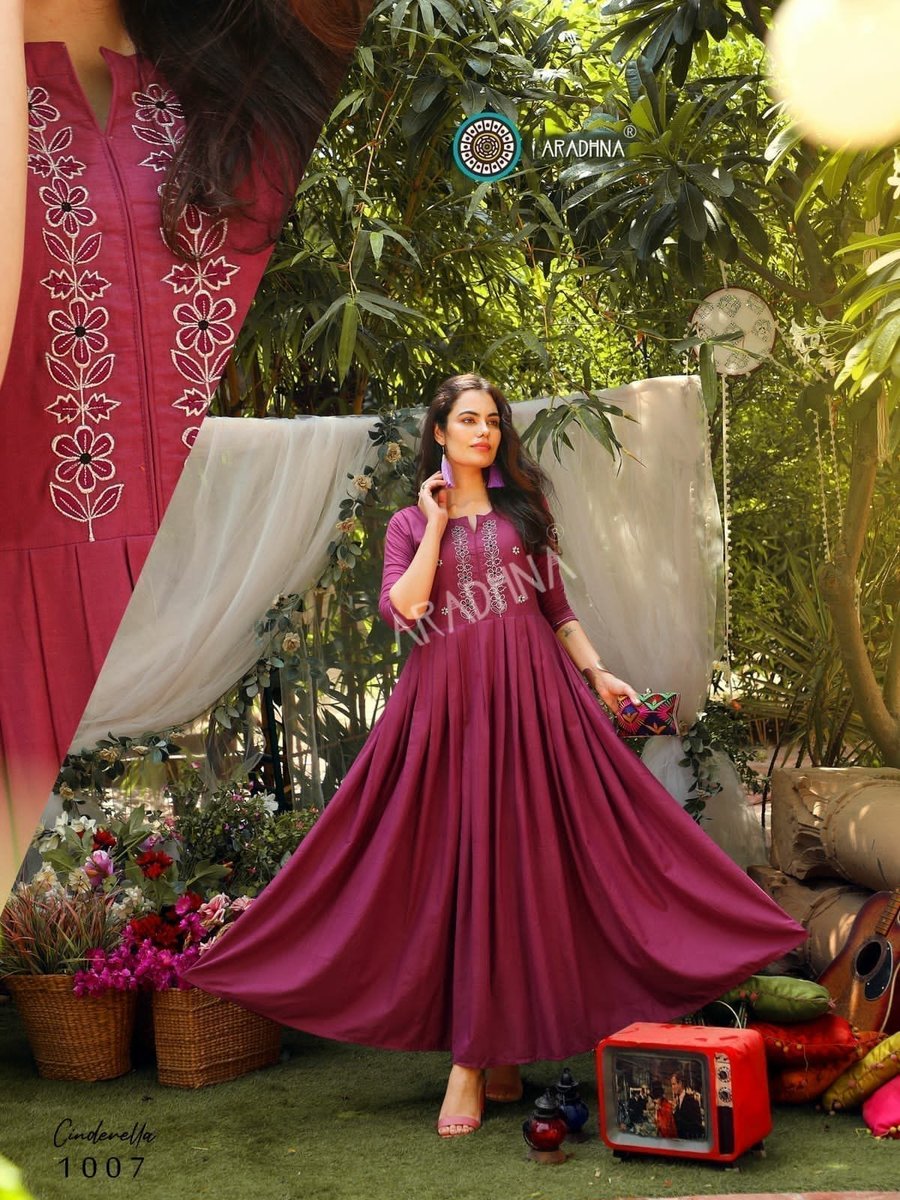 Aradhna Fashion Cinderella Vol-1 1001-1012 Series 7