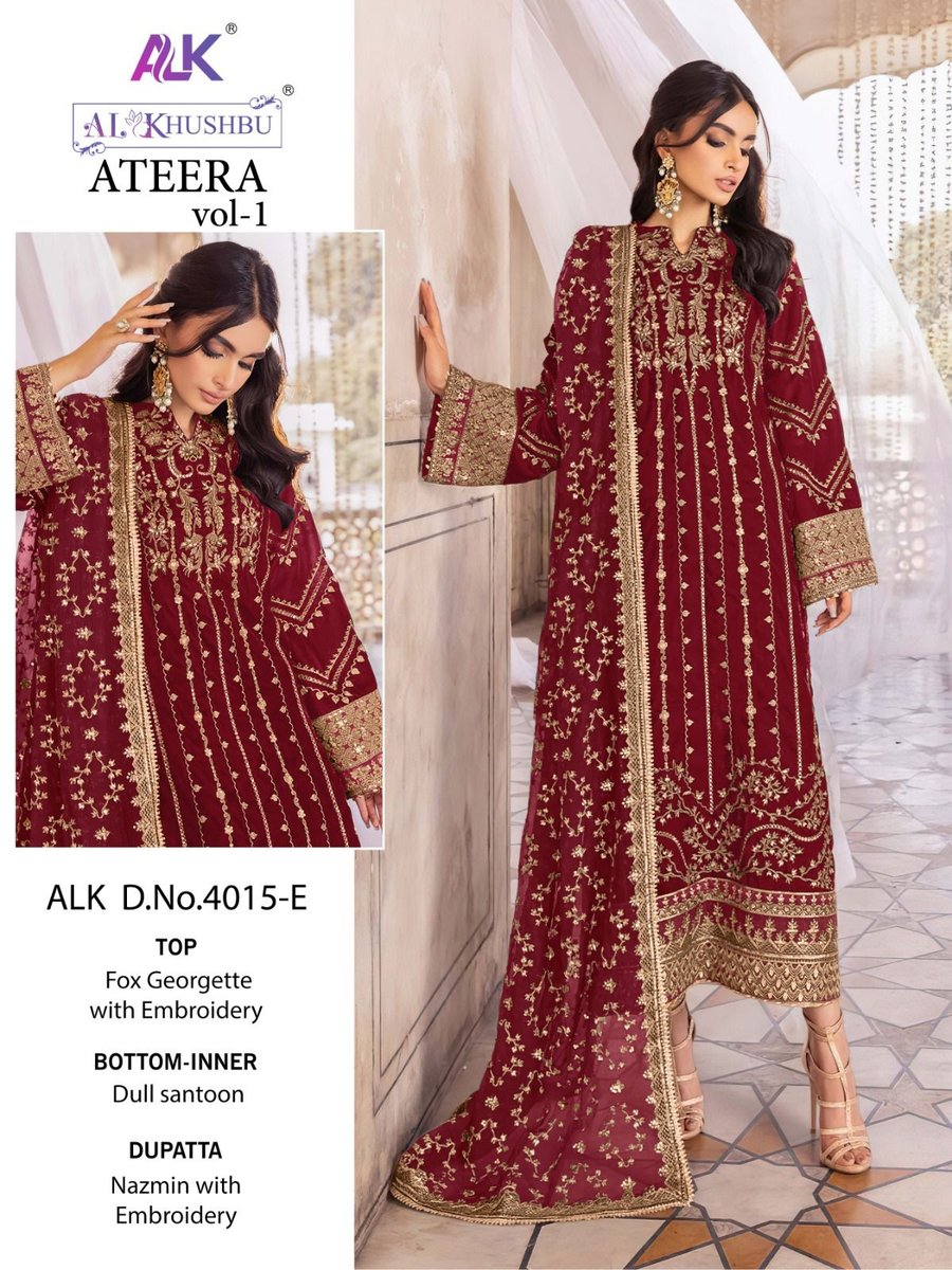 AL Khushbu Ateera Vol-1 4015 New Colors 3