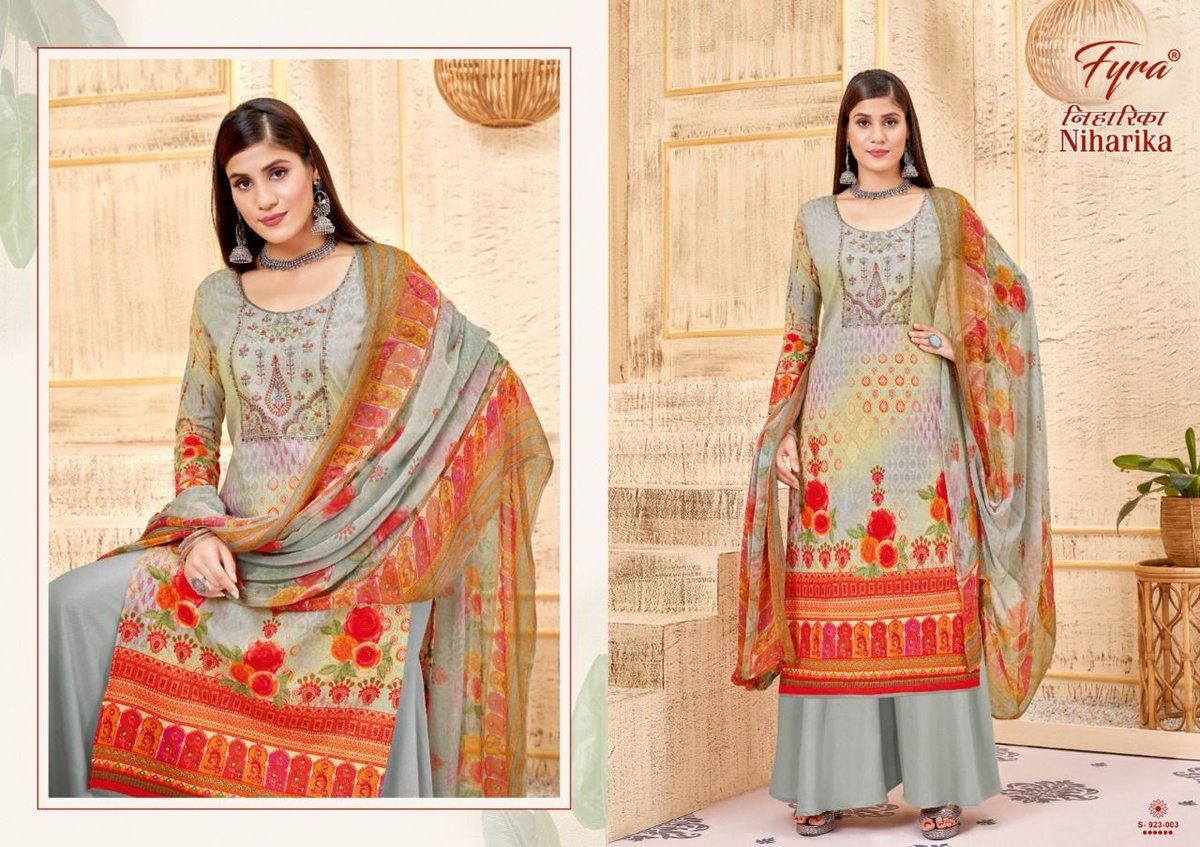Alok Suit Fyra Niharika 923-001 to 923-010 Series 3