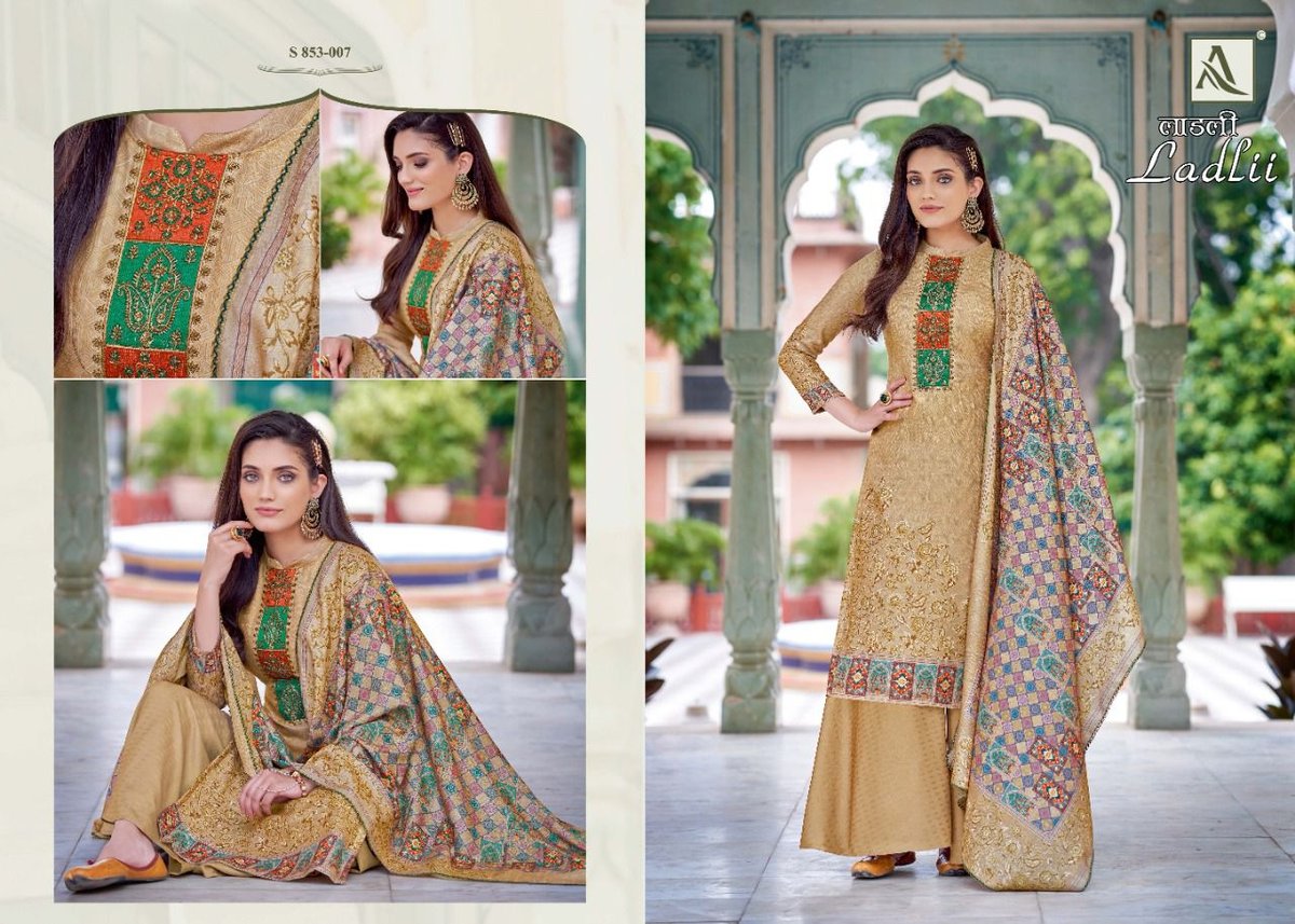 Alok Suits Ladlii 853-001 to 853-010 Series 7
