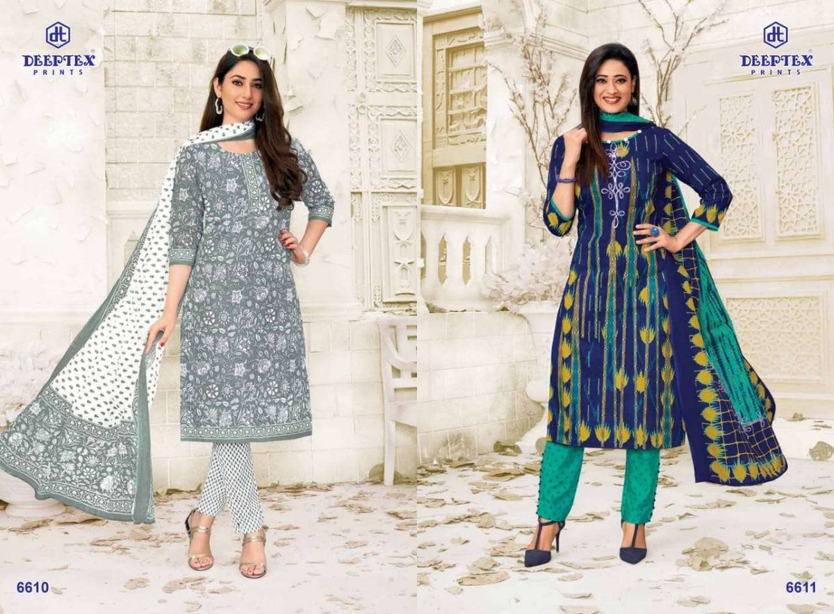 Deeptex Prints Miss India Vol-66 6601-6626 Series 6