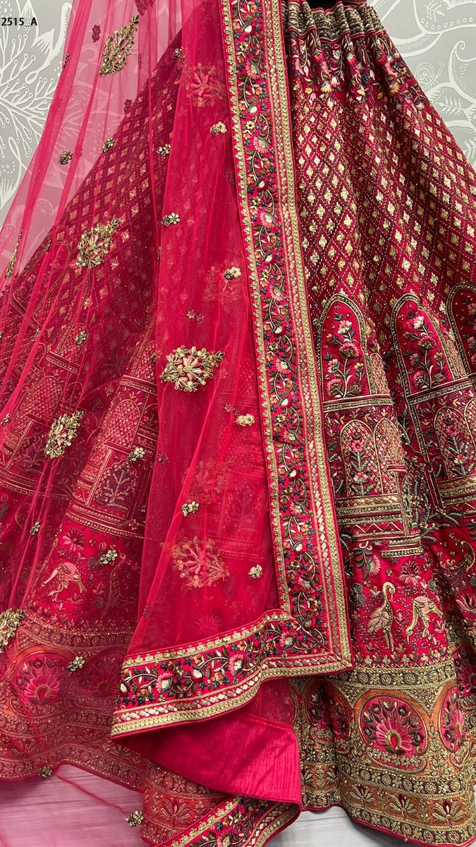 Anjani Art Bridal Lehenga 2515 Colors 5