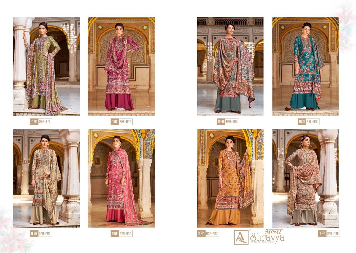Alok Suits Shravya 585-001 to 585-008 Series 9