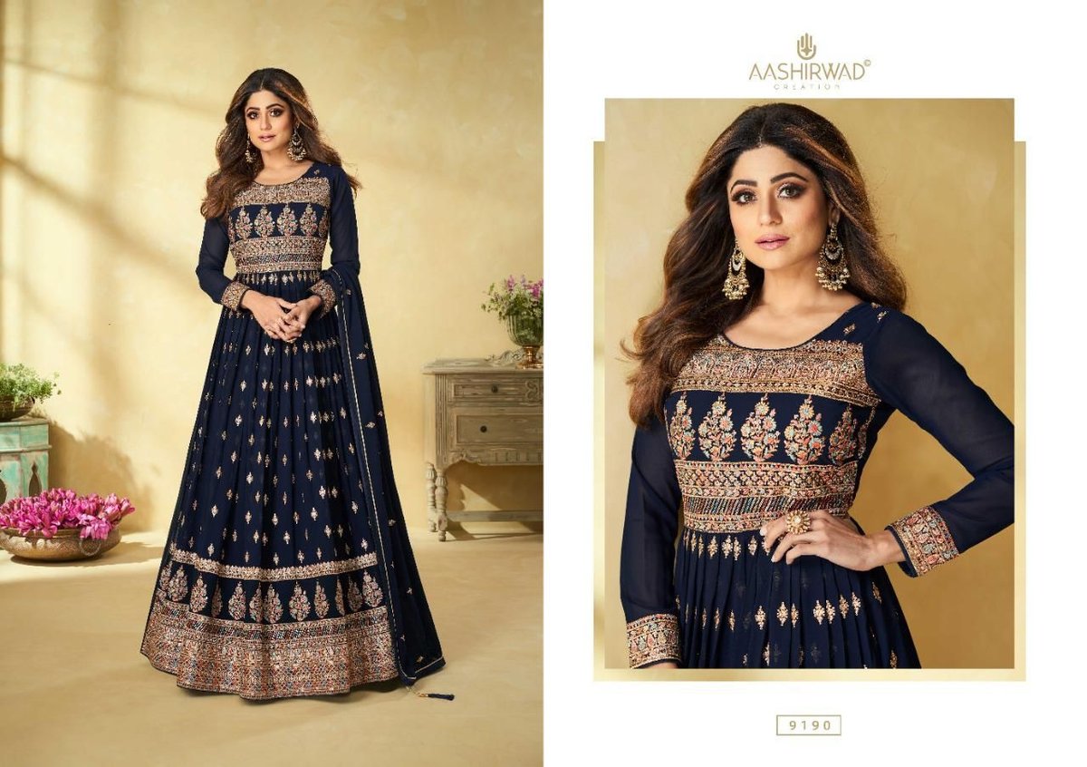 Aashirwad Creation Saarang 9190-9192 Series 1