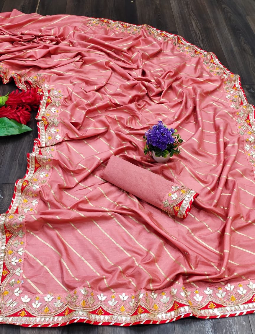 Bollywood Gotta Patti Designer Saree Colors 7
