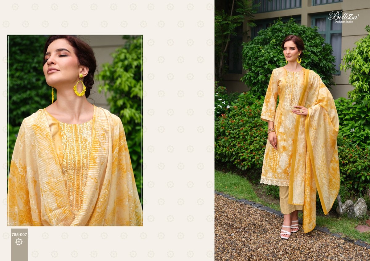 Belliza Designer Resham 785-001 to 785-010 Series 7