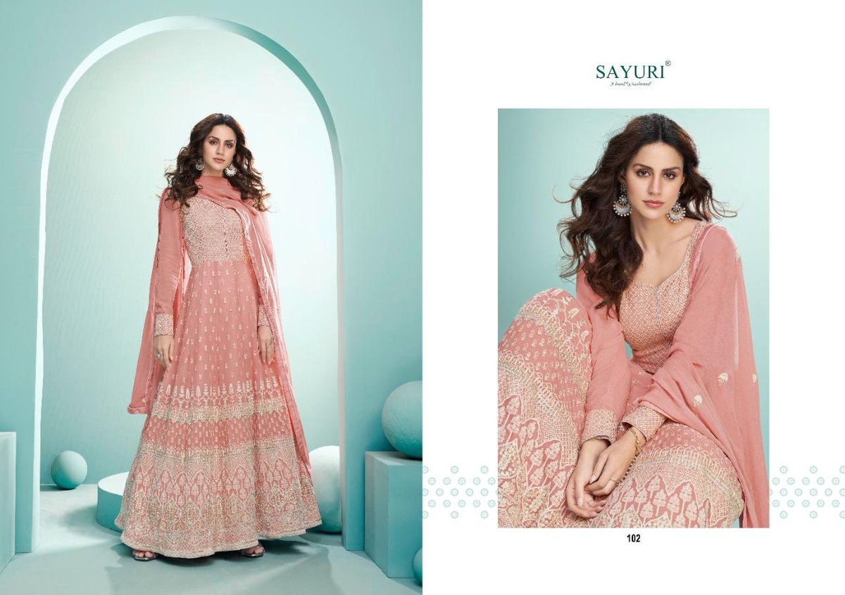 Aashirwad Creation Sayuri Breeze Gold 102 Colors 1