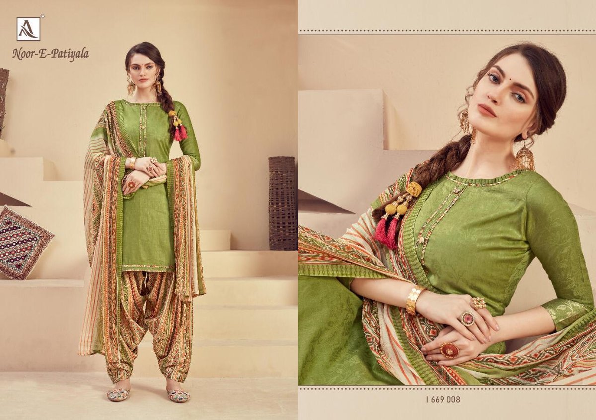 Alok Suits Noor-E-Patiyala 669-001-669-010 Series 8