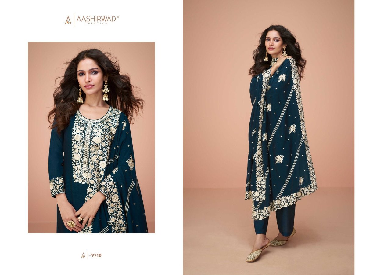 Aashirwad Creation Gulkand Benchmark 9709-9713 Series 2
