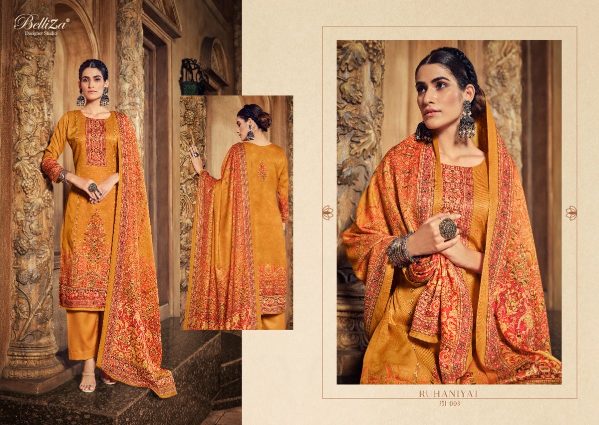 Belliza Designer Ruhaniyat 751-001 to 751-008 Series 3