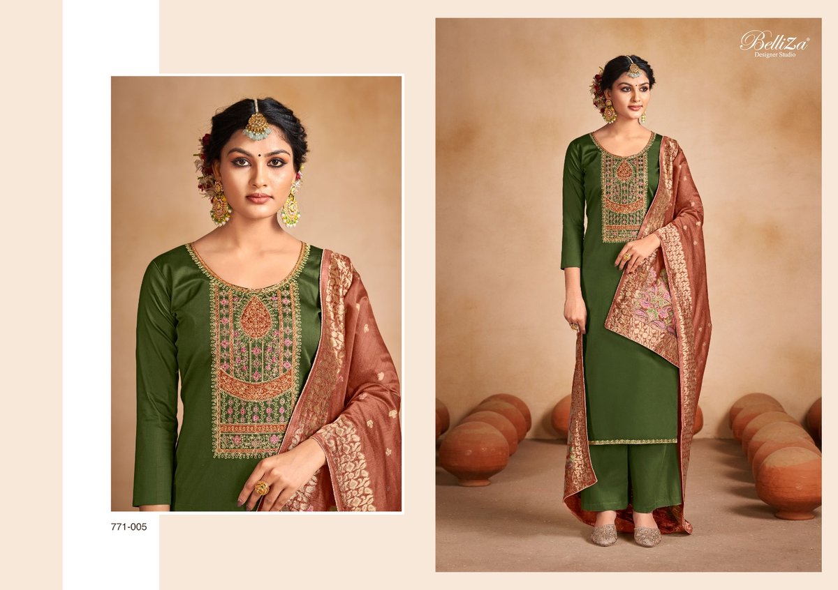 Belliza Designer Saadgi 771-001 to 771-008 Series 5