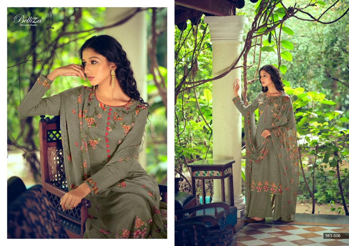 Belliza Designer Nimisha 563-001 to 563-010 Series 6