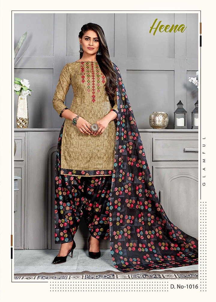 Ganesha Print Heena Vol-1 1008-1019 Series 9