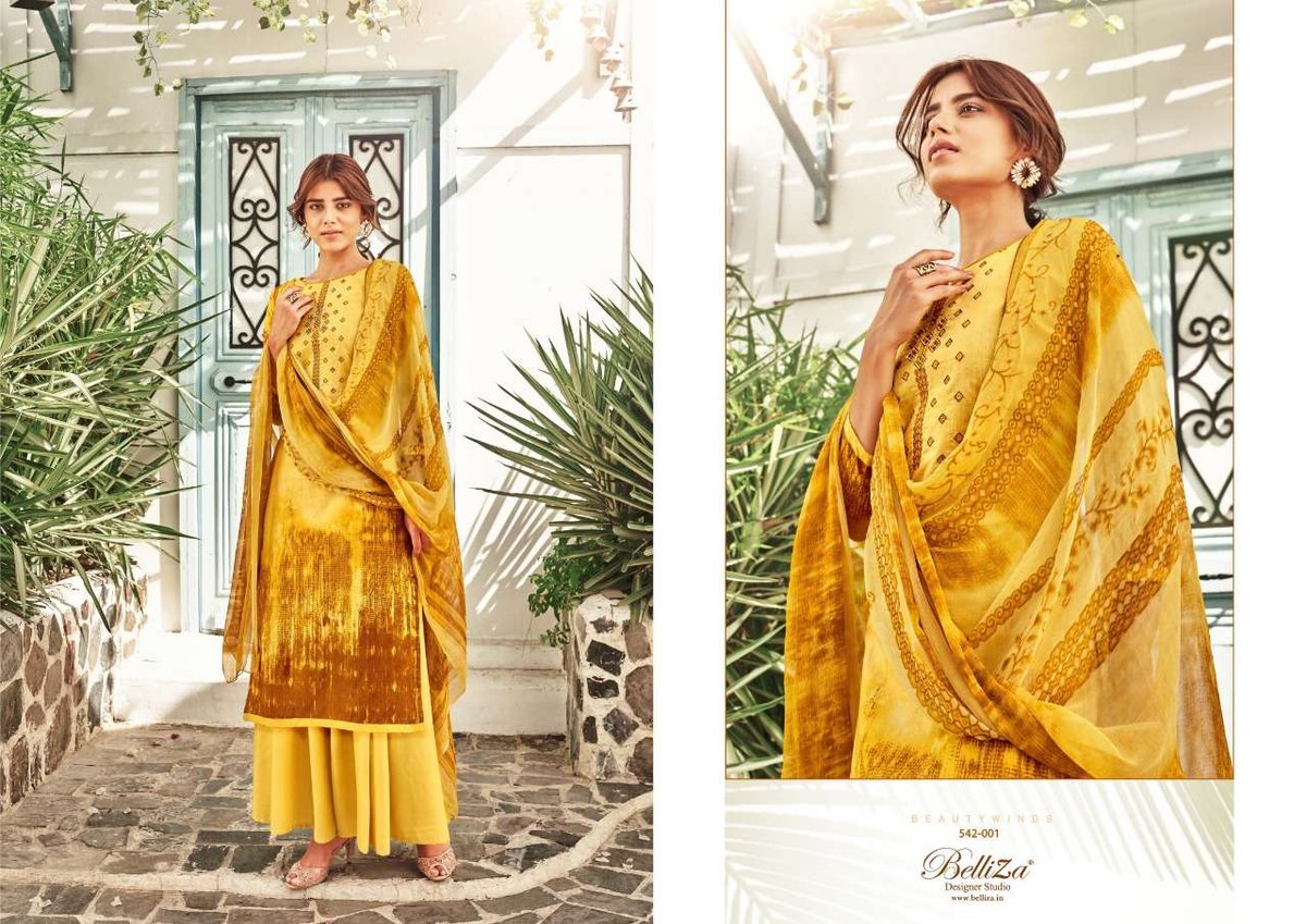 Belliza Designer Heeriye 542-001 To 542-010 Series 1