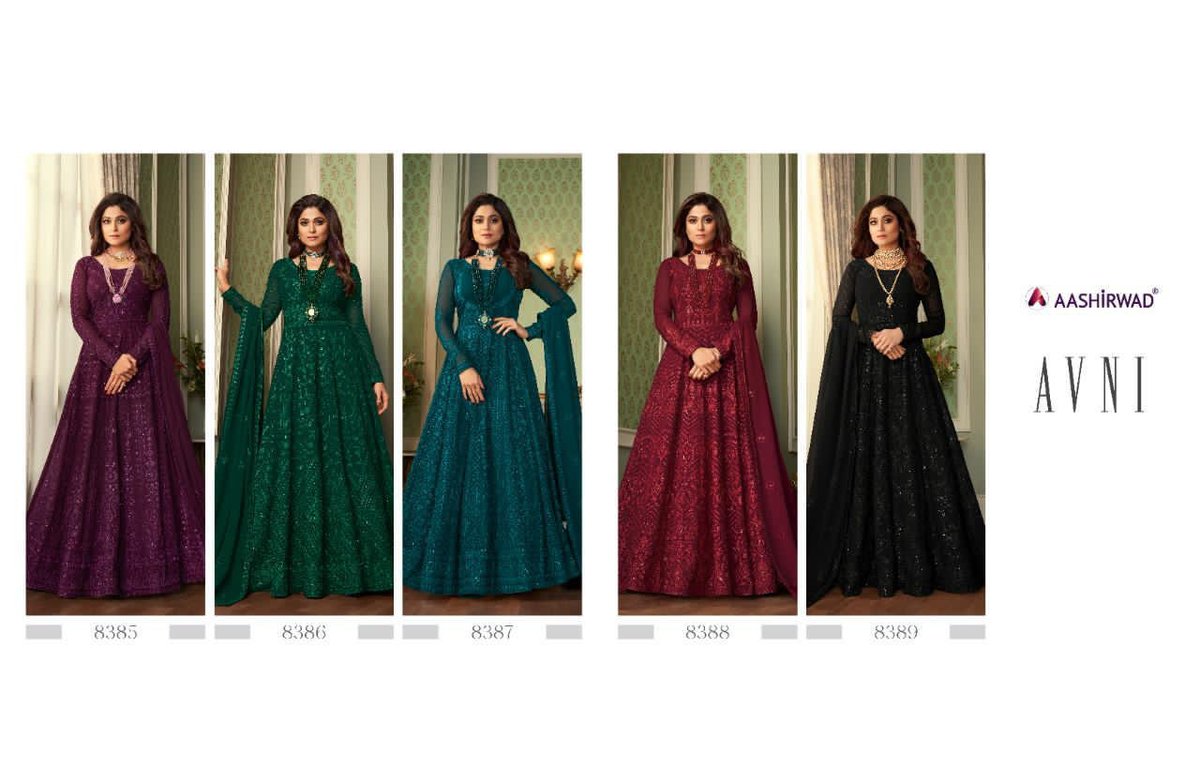 Aashirwad Creation Avni 8385-8389 Series 6