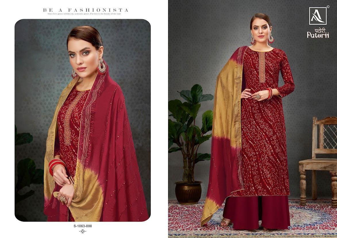Alok Suit Patorii 1063-001 to 1063-008 Series 8