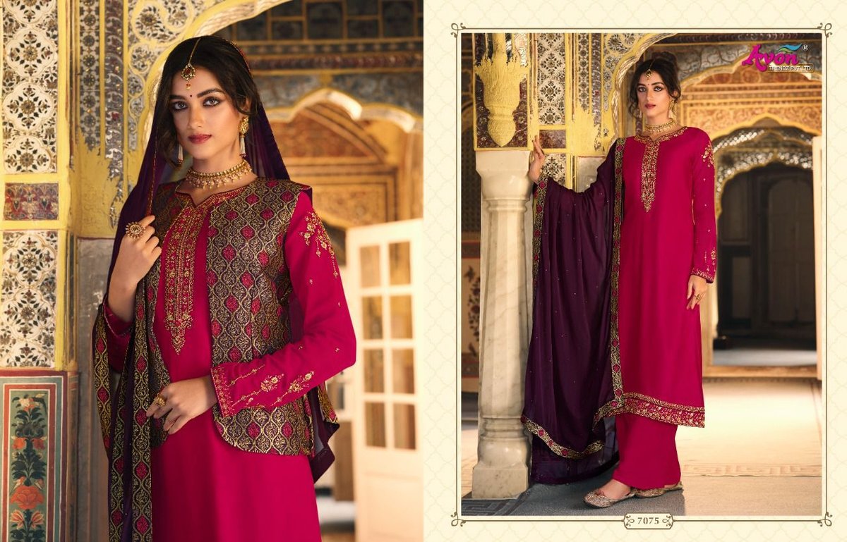 Avon Trendz Aarohi Jacket Vol-22 7071-7075 Series 5