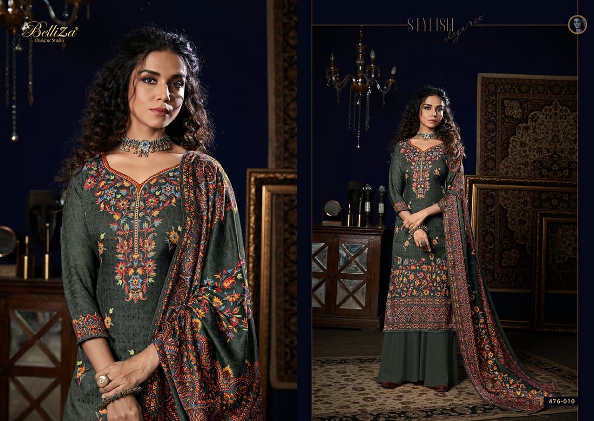 Belliza Designer Alisha Vol-3 476-001-476-010 Series 10