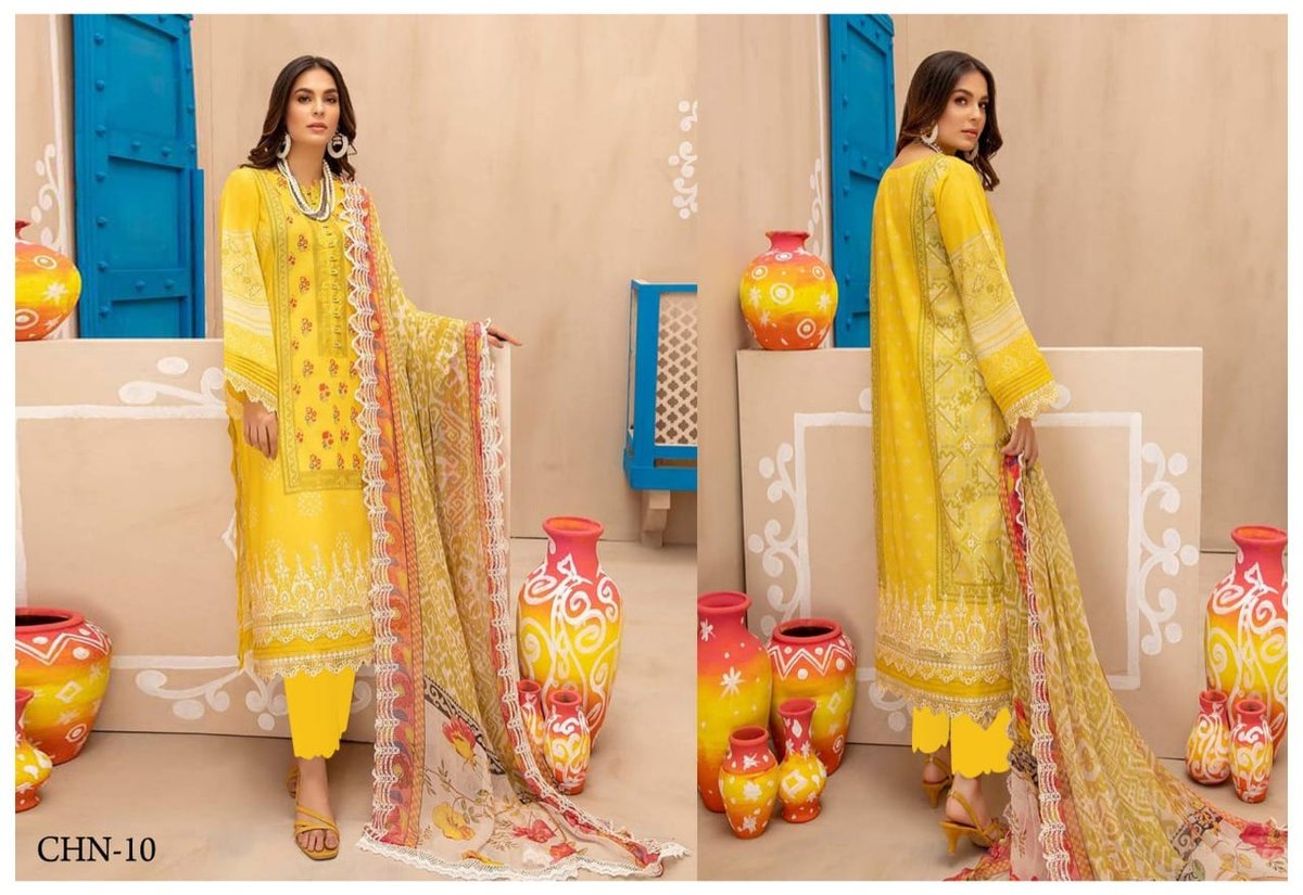 Charizma Designer Signature Chunri CHN-01 To CHN-10 Series 10