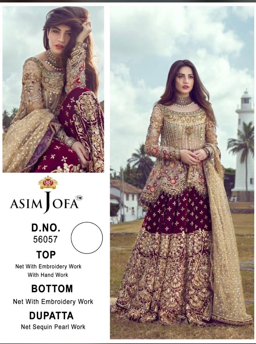 Asim Jofa Super Hit 56057 Dress Material 1
