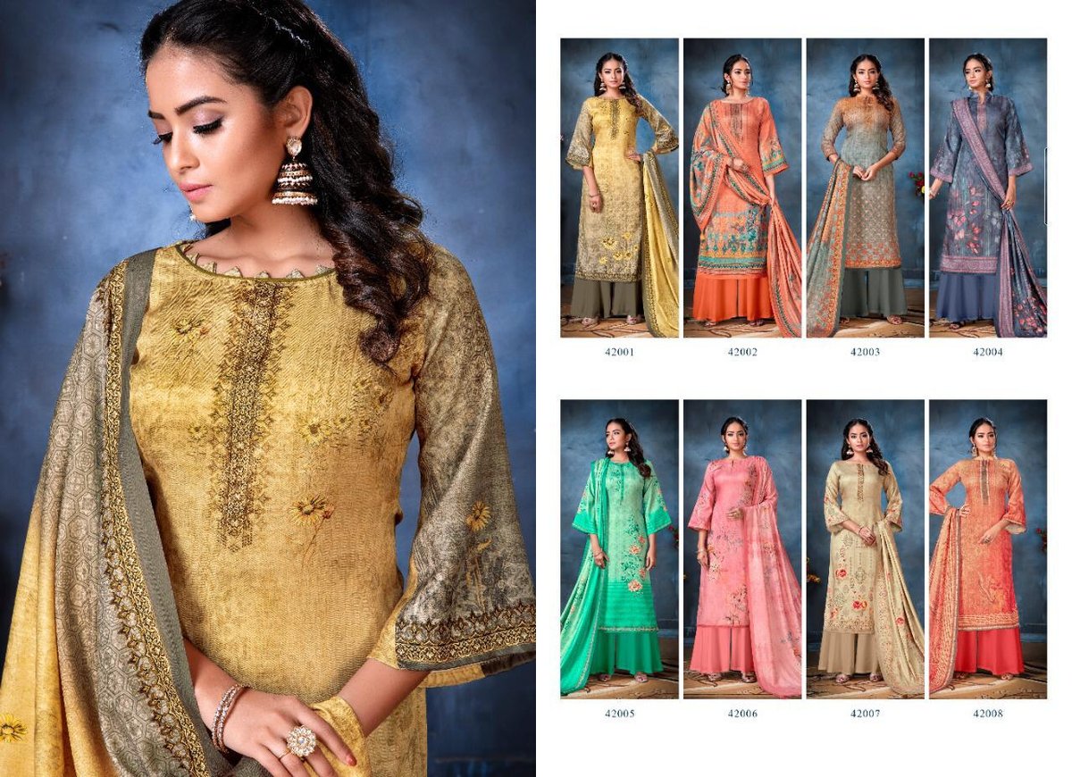 Adinath Prints Anaisha 42001-42008 Series 9